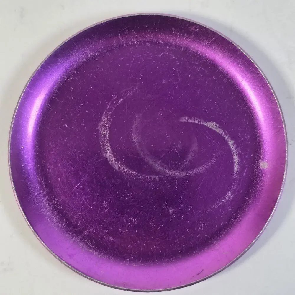 Vintage Heller Hostess Ware Colorama Aluminum Coasters Set 5 MCM Italy USED